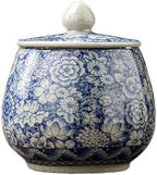 Tea Tin Loose Leaf Tea Storage Ceramic Tea Storage Cans Tea Cans Retro Sealed Cans Home Tea Cans Tea Canister by Unknown