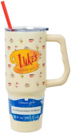 Silver Buffalo Gilmore Girls Luke's Pattern, Stainless Steel Tumbler, 30oz by SilverBuffalo