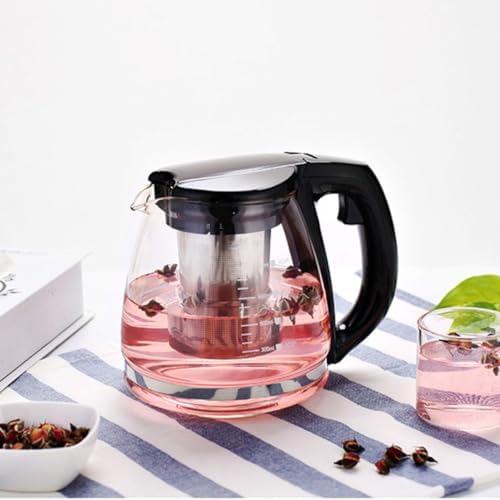 Glass Teapot Infuser Ml with Stainless Steel Heat Resistant - Image 6