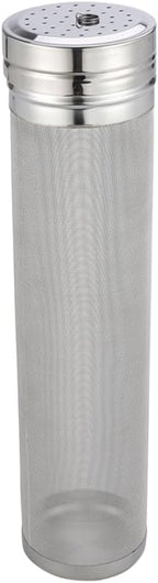 Stainless Steel Beer Filter Strainer Tube 11.81 X 2.75 X 2.75 in Mesh Cartridge for Home Brewing Wine Making Kettle Systems Compost Tea Hops Containment by MUCKLILY