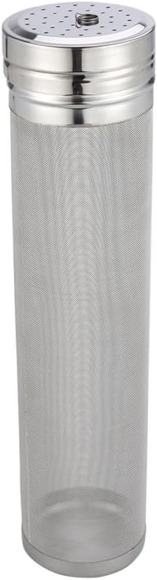 Stainless Steel Beer Filter Strainer Tube 11.81 X 2.75 X 2.75 in Mesh Cartridge for Home Brewing Wine Making Kettle Systems Compost Tea Hops Containment by MUCKLILY