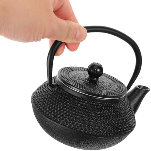 Vintage Cast Iron Tetsubin Tea Pot 0.3l Black for Brewing - Image 7
