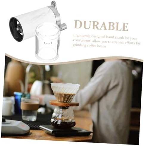 Portable Hand Crank Coffee Mill Grinder for Beans, Stainless Steel - Image 3