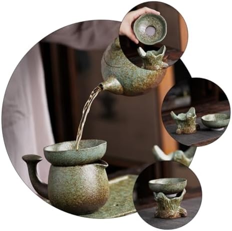VALICLUD Ceramic Tea Strainer for Loose Leaves Practical Fine Mesh Filter for Gongfu Tea Reusable Stylish Spring Green Design - Image 6
