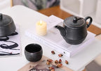 Rural Style Ceramic Teapot with Stainless Steel Infuser 16 OZ Black - Image 5