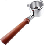 51mm Espresso Bottomless Portafilter for Delonghi EC9335M / EC9665M / EC9155MB Espresso Machine -Food Coffee Maker Stainless Steel Handle,with Cup Filter Basket by Unknown