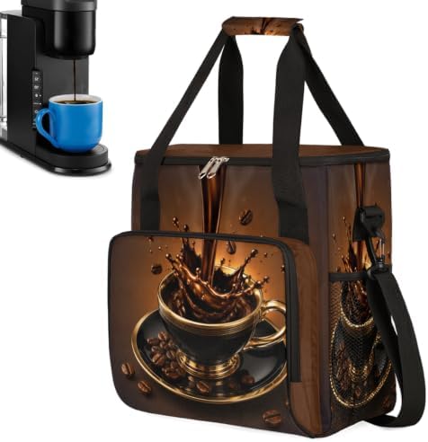 Coffees Cup Coffee Maker Carrying Bag with Keurig K-Mini or K-Mini Plus by CFERSAN