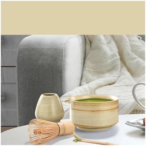 4PCS Matcha Tea Set Whisk Teaspoon Sets Indoor Beverage Shop Tea-making Tools Accessories(Pink) - Image 6