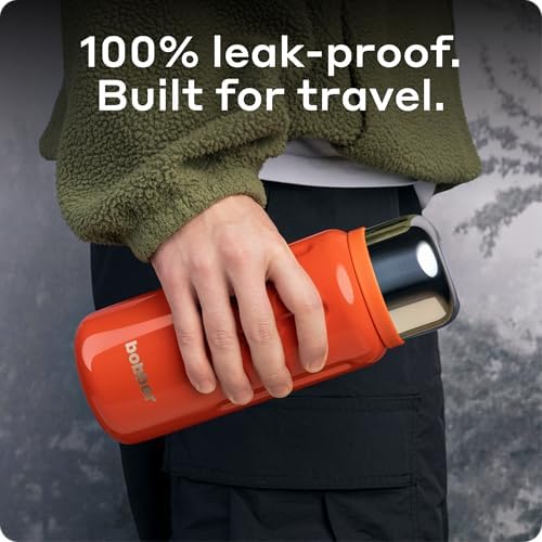 BOBBER 34 oz Stainless Steel Thermo Bottle with Removable Tea Infuser – Keeps Hot for 40 Hours – BPA-Free, Dishwasher Safe Vacuum Insulated Water Bottle for Hot Tea, Coffee, and Cold Drinks (Red) - Image 3