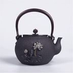 Cast Iron Tetsubin Teapot, 1400ml Japanese Tea Kettle With Lid – Retro Iron Craft Teapot - Image 4