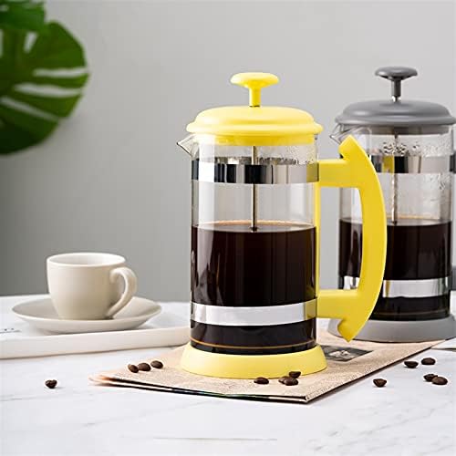 Press Coffee Maker, Coffee Press, Caffettiere，Coffee Maker，Coffee Kettle Coffee Kettle Stainless Steel Glass Teapot Coffee Tea Percolator Filter Press Plunger 1000ml Manual Coffee Espresso Maker Pot ( - Image 4
