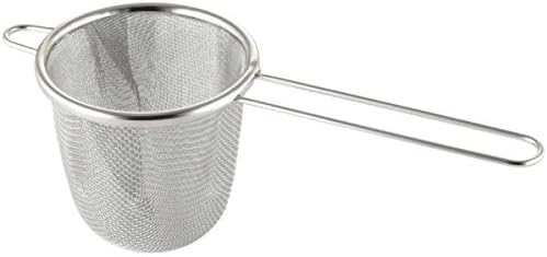 Nagao Tea Strainer, Deep Type, Double Layer, Small, Set of 12, 18-8 Stainless Steel, Made in Japan - Image 2