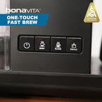 Bonavita Enthusiast 8 Cup Drip Coffee Brewer, Pour Over, SCA Certified Coffee Machine with Glass Carafe, Stainless Steel Panel, Removable Reservoir, Matte Black - Image 6