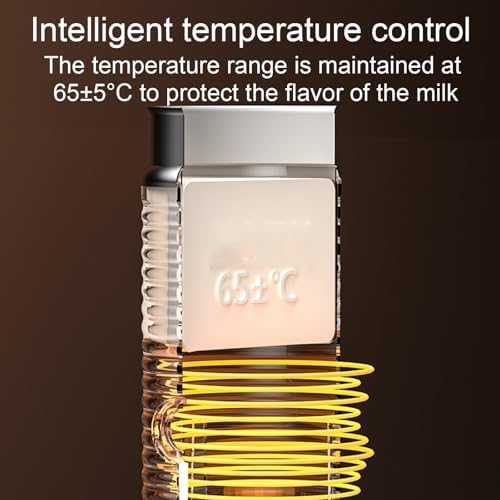 Milk Foam, Magnetic Levitation Foam, Intelligent Temperature Control, Silent Operation, Easy to Clean, White - Image 2