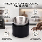 Coffee Scale with Dosing Cup Digital LED Display for Beans - Image 3