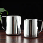 Stainless Steel Pitcher Pull Flower Cup Cappuccino Milk Pot Espresso Cups Latte Milk Frother Frothing Jug - Image 3