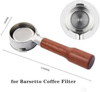 58mm 3 Ear Stainless Steel Bottomless Portafilter，Compatible For Breville，Mini/Max/VCF-126X Coffee Filter Accessory(58mm-C3) - Image 2
