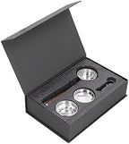 58MM Coffee Machine Handle Bottomless Filter Holder Portafilter Coffee Maker Parts Accessory (E61 alloy - A black rosewood (gift box)) by Unknown