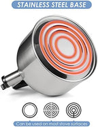 304 Stainless Steel Tea pot Kettles, 4.2 Quart Large Whistling Tea Kettle - Image 5