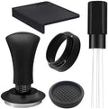 Espresso Accessories 54mm Spring Loaded Tamper Kit, 5-Piece Set with Needle Distributor WDT Tool, Dosing Funnel & Tamping Mat for 54mm Portafilter Espresso Machines (54mm) by Unknown