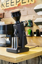 Turin SK40 Single Dose Grinder | 40mm Stainless Steel Conical Burrs, Stepless Adjustment, Tilted Base, Low Retention – Black or White (Black) - Image 6