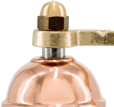 Alexander Home Original Greek Salt Mill, 8-Inch Copper – European Manual Salt Grinder Refillable - Image 6