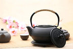 Cast Iron Teapot With Stainless Steel Infuser For Loose Leaf Tea And Teabags, Cast Iron Tea Kettle Stovetop Safe, 800ml/27oz - Image 4