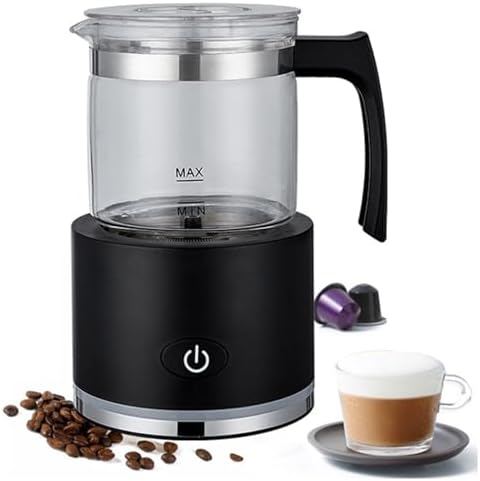Electric Milk Frother, 4 in 1 and Steamer,250ml Automatic Warm and Cold Foam Maker, For Espresso Hot Chocolate,550w by Unknown