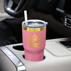 20 oz Tumbler Bulk Stainless Steel Tumblers with Lids and Straws Pink - Image 6