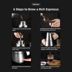 Electric Moka Pot, Stainless Steel, Auto-Shut-Off (2/4 cup) - Image 3