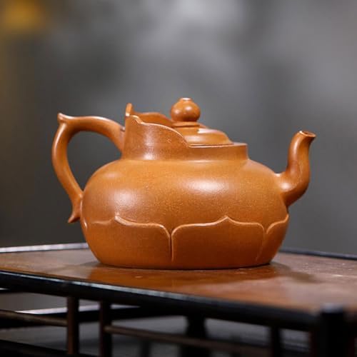 Tea Kettle Creative Handmade Purple Sand Pot Monk Hat Teapot Household Kung Fu Tea Set Collection Ceramic Tea Infuser - Image 5