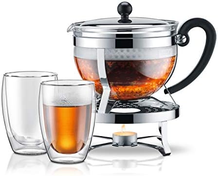 Bodum 1921-16-6 Chambord Tea Pot, 44 oz, Chrome - Image 3