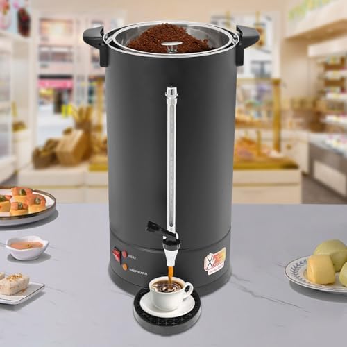 17L Commercial Coffee Urn,Stainless Steel Large Coffee Maker - Image 5