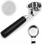 54mm Bottomless Portafilter, True Lay-Flat Naked Portafilter by CUBARO