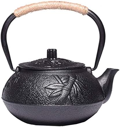 Japanese Tetsubin Tea Kettle Cast Iron Teapot with Stainless Steel Infuser by SGSG