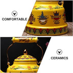 Enamel Whistle Tea Kettle Whistling Teapot Induction Suitable for Home Kitchen Cookers Electric Stovetops-4.2L/125(1.7L) - Image 4