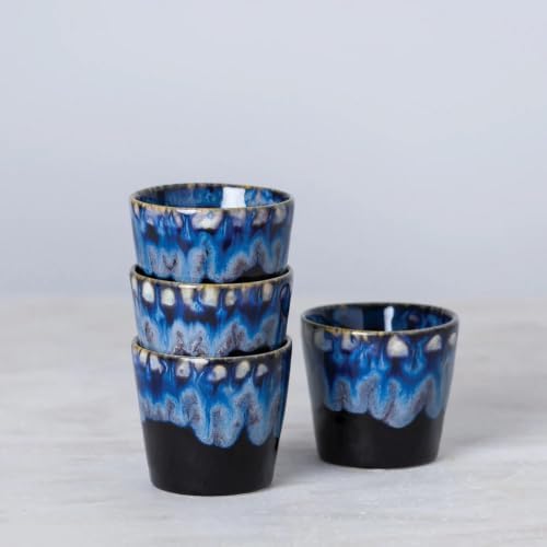 Costa Nova Wooden Box Of 8 Ceramic Stoneware Lungo Cups - Grespresso Collection, Multicolor | Microwave & Dishwasher Safe Dinnerware | Food Safe Glazing | Restaurant Quality Serveware - Image 6