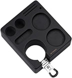 Normcore 51-54mm Espresso Tamping Station, Compact Black Ashwood Stand by NORMCORECOFFEETOOLS