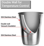 Beasea Stainless Steel Cups 8.8 oz, 8 Pack Small Stainless Steel Tumbler Bulk Stackable Insulated Mini Cups for Drinking Double Wall Metal Glasses Tin Cups for Office Home Party Camping - Image 3