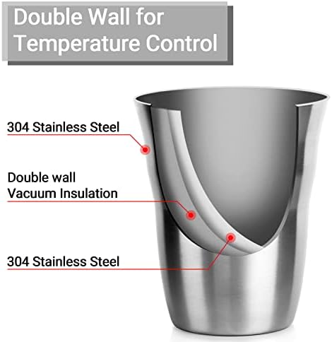 Beasea Stainless Steel Cups 8.8 oz, 8 Pack Small Stainless Steel Tumbler Bulk Stackable Insulated Mini Cups for Drinking Double Wall Metal Glasses Tin Cups for Office Home Party Camping - Image 3