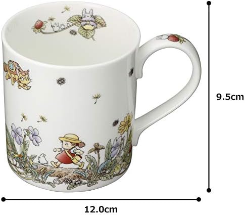 Noritake T97265/4660-3 Noritake My Neighbor Totoro 400cc Snake Strawberry Hen Microwave Safe 1 Piece Bone China Mug - Image 7