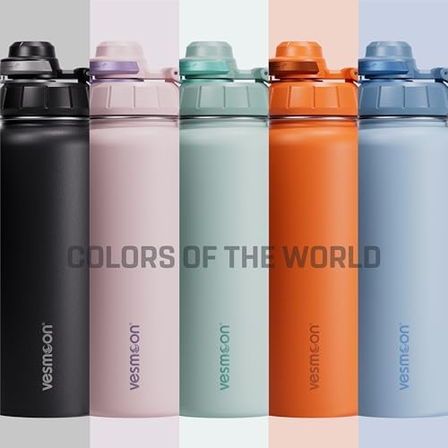 Vesmoon Vessence 32 Oz Stainless Steel Tea Infuser Bottle for Loose Leaf Tea, Water, Herbs, Fruits - Triple Layered Insulated, Leak Proof Bottle with Lid and Clip Handle - 24 Hours Hot/Cold - Image 6