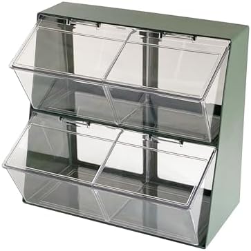 Large Coffee Pod Holder with Lid, Green - Image 6