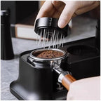 Stainless Steel 3-in-1 Tamper Needles Coffee Distributor Stirrer Needles Press Powder Hammer Espresso Tamper Leveler Tool(58mm,Waffle-Base) - Image 5