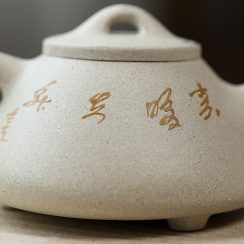 Tea Pots For Loose Tea Handmade Peony Teapot Tea Room Creative Purple Sand Pot Home Living Room Teapot Tea Set Tea Infuser Pot - Image 5