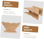 Bamboo Coffee Filter Holder Rack Keeps Papers Dry and Organized - Image 2