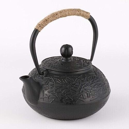 KYUSAR Japanese Cast Iron Teapot Chinese Teapot 900ML Cast Iron Tea Pot Japanese Teapot Kettle for Family Afternoon Tea Tetsubin Tea Pot - Image 3