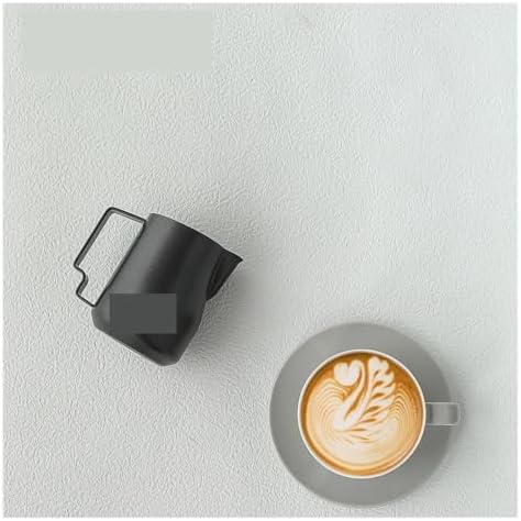 350ml 450ml Turbo Milk Frothing Pitcher Steaming Pitchers Professional Milk Foam Jug Home Barista Kitchen Accessorie(350ml Glossy) - Image 6