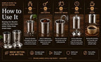 KERAM South indian filter coffee maker indian style 25.4 oz (750 ml) - Image 7