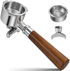51mm Portafilter Compatible with CASABREWS CM5418 and 3700 Series(Rosewood) by LEFTOVER